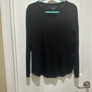 Tahari Classic Black Long Sleeve Tee